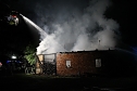 Scheune ausgebrannt (Foto: S. Dietzel)
