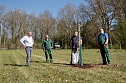Obstb&auml;ume in Werna gepflanzt (Foto: Pressestelle Landratsamt Nordhausen)