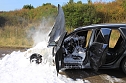 Autobrand auf Autobahn (Foto: S.Dietzel)
