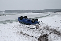 Verkehrsunfall auf den Hainer Bergen (Foto: S.Dietzel)