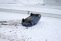 Verkehrsunfall auf den Hainer Bergen (Foto: S.Dietzel)