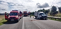 Schwerer Unfall auf der A38 (Foto: Freiwillige Feuerwehr Breitenworbis/SD) Schwerer Unfall auf der A38 (Foto: Freiwillige Feuerwehr Breitenworbis/SD)