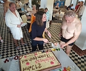 Geburtstagsfeier im Badehaus (Foto: BHN)