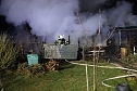 Gartenlaubenbrand in Nordhausen  (Foto: Lukas M&uuml;hlhause)