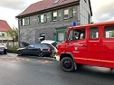 Ungew&ouml;hnlicher Verkehrsunfall heute Morgen (Foto: S.Dietzel)
