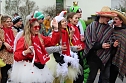 Ausgelassen und fr&ouml;hlich feierten die Menschen am Rosenmontag in Sondershausen (Foto: Eva Maria Wiegand)