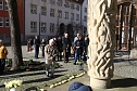 Gedenken vor dem Rathaus (Foto: agl)