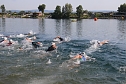 Die ersten Wettk&auml;mpfe beim Scheunenhof-Triathlon (Foto: agl)
