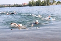 Die ersten Wettk&auml;mpfe beim Scheunenhof-Triathlon (Foto: agl)
