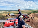 Feuer in der Goldenen Aue (Foto: Die am Einsatz beteiligten Feuerwehren)