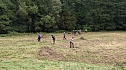Pflegeeinsatz auf der Wiese (Foto: Landschaftspflegeverband Südharz/Kyffhäuser) Pflegeeinsatz auf der Wiese (Foto: Landschaftspflegeverband Südharz/Kyffhäuser)