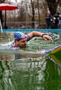 Traditionelles Anbaden im Neust&auml;dter Freibad bei f&uuml;nf Grad Wassertemperatur  (Foto: S.Teztel)