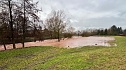 Hochwasser bei Sundhausen, Meldestufe 3 erreicht (Foto: Silvio Dietzel)