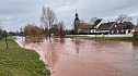 Hochwasser bei Sundhausen, Meldestufe 3 erreicht (Foto: Silvio Dietzel)