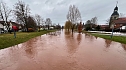 Hochwasser bei Sundhausen, Meldestufe 3 erreicht (Foto: Silvio Dietzel)