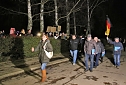 Gegenprotest zur AfD Veranstaltung in Sundhausen (Foto: agl)