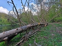 Sturmsch&auml;den,viel Wasser und sehr gute Fernsicht am ehemaligen Wald bei Urbach (Foto: Peter Blei)
