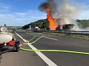 Unfall auf der Autobahn 38 bei Arenshausen (Foto: Feuerwehr Arenshausen/Silvio Dietzel)
