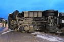 Sattelschlepper auf der A38 umgekippt (Foto: S.Dietzel)