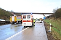 Unfall auf der A38 heute Nachmittag (Foto: Silvio Dietzel)