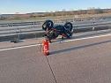 Schwerer Unfall auf der A38 (Foto: S. Dietzel)