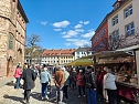 Fr&uuml;hlingsmarkt auf dem Rathausplatz in Nordhausen (Foto: Peter Blei)