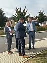 Stippvisite aus Erfurt bei den WBG Objekten in Bleicherode (Foto: WBG S&uuml;dharz)