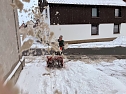 Ein Mann mit einer Schneefr&auml;se.  (Foto: ssc)