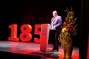 185 Jahre Kreissparkasse Nordhausen dominierten den Jahresempfang am Donnerstagabend im Theater. (Foto: ssc)