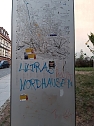 "Kunstwerke" der modernen Wacker-Fankultur (Foto: privat)