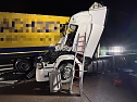 Ein Lkw-Unfall ereignete sich auf der A38. (Foto: Silvio Dietzel)