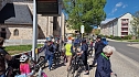 Die 3. "Kidical Mass" Fahrraddemo rollte heute durch Nordhausen (Foto: agl)