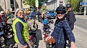 Die 3. "Kidical Mass" Fahrraddemo rollte heute durch Nordhausen (Foto: agl)