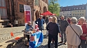 Arbeiterkampftag auf dem Nordh&auml;user Rathausplatz (Foto: agl)
