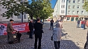 Arbeiterkampftag auf dem Nordh&auml;user Rathausplatz (Foto: agl)