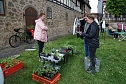 Am Sonntag fand im Park des Hue de Grais in Wolkramshausen die erste Pflanzentauschb&ouml;rse Nordth&uuml;ringens statt.  (Foto: ssc)