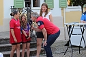 Fans und Cheftrainer des Th&uuml;ringer HC Herbert M&uuml;ller verabschieden neun Spitzenhandballerinnen in Bad Langensalza (Foto: Eva Maria Wiegand)