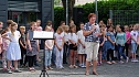 Bild: Er&ouml;ffnung des neuen Hortgeb&auml;udes in Modulbauweise an der K&auml;the-Kollwitz-Schule in Nordhausen. (Foto: ssc)