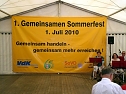 Erstes gemeinsames Sommerfest (Foto: K. Henze)