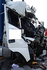 Unfall auf der A 38 (Foto: Polizei/nnz) Unfall auf der A 38 (Foto: Polizei/nnz)
