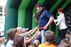 Schlangenshow auf dem Rathausplatz (Foto: Sven G&auml;mkow)