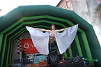 Schlangenshow auf dem Rathausplatz (Foto: Sven G&auml;mkow)