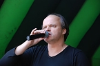 Hubert Kah auf dem  Rathausplatz (Foto: Sven G&auml;mkow)