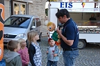 Schlangenshow auf dem Rathausplatz (Foto: Sven G&auml;mkow)
