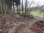 Karstwandweg wäre ging als Pfad geradeaus (Foto: B. Schwarzberg) Karstwandweg wäre ging als Pfad geradeaus (Foto: B. Schwarzberg)