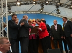 Angela Merkel in Leinefelde (Foto: Ilka K&uuml;hn)