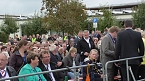 Angela Merkel in Leinefelde (Foto: Ilka K&uuml;hn)