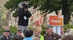 Angela Merkel in Leinefelde (Foto: Ilka K&uuml;hn)