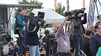Angela Merkel in Leinefelde (Foto: Ilka K&uuml;hn)
