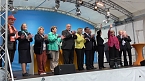Angela Merkel in Leinefelde (Foto: Ilka K&uuml;hn)